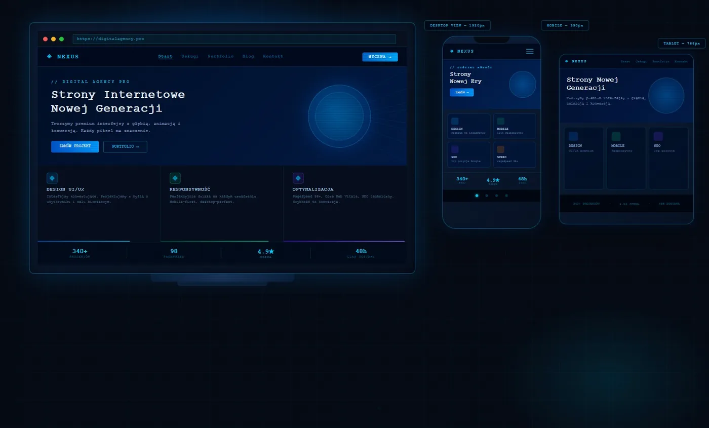 Strony i landing page